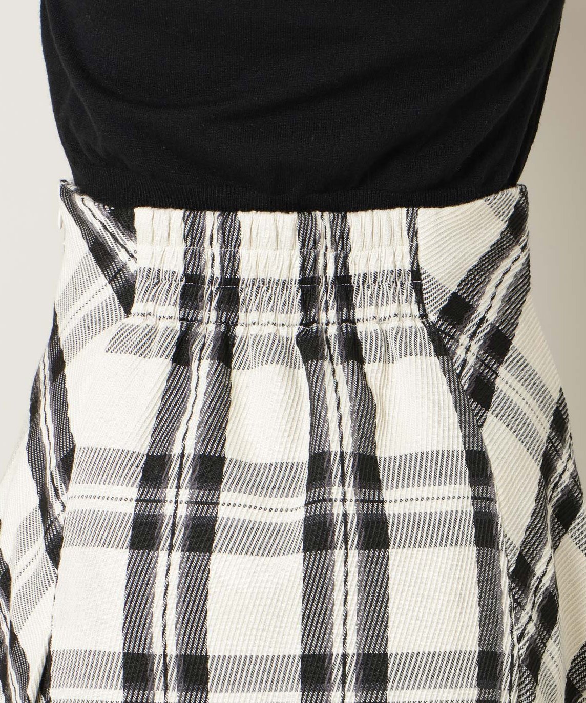 ハイウエストボックスミニスカート エムズエキサイト ems excite ハイウエストバルーンミニSK