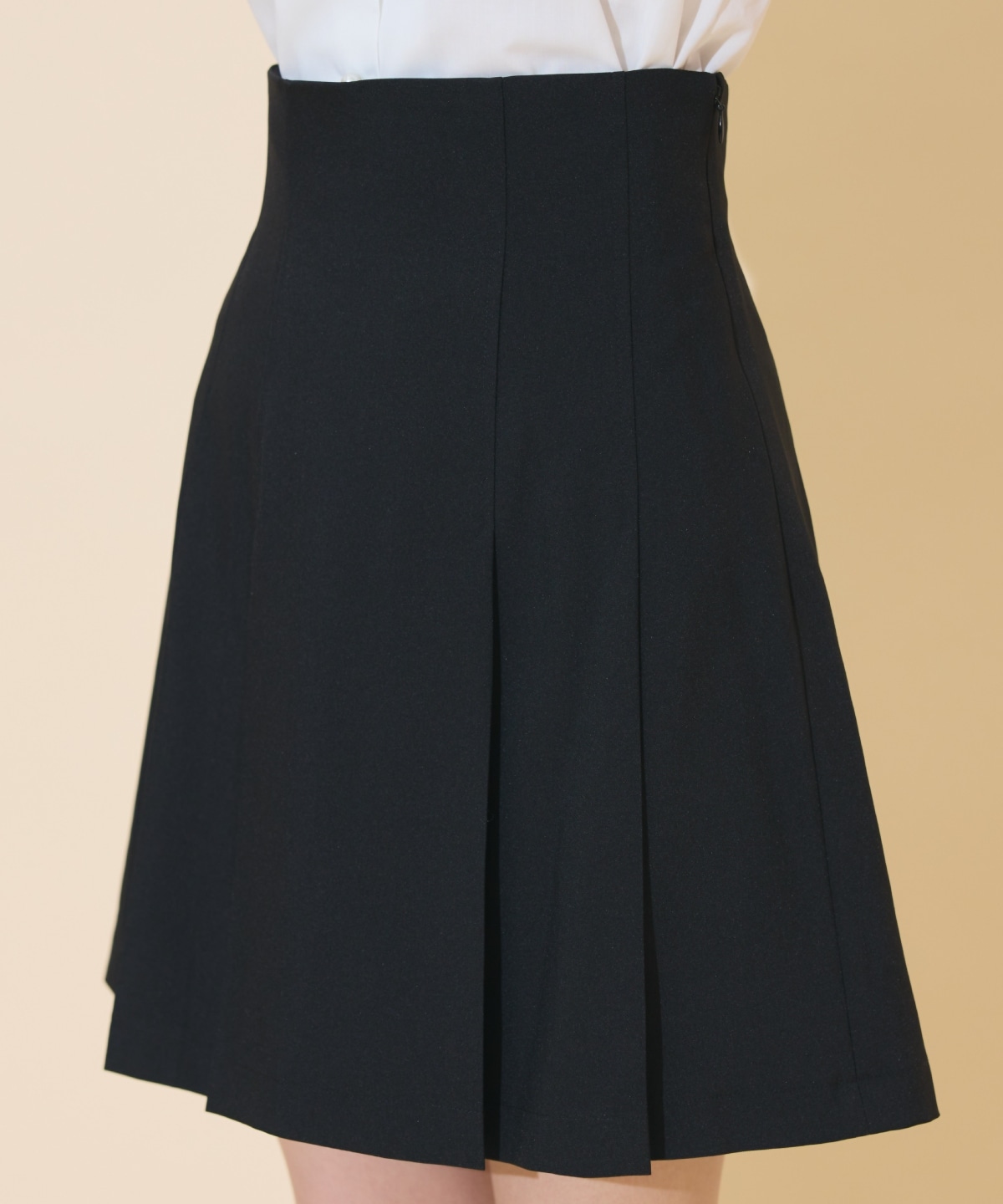 ハイウエストプリーツミニスカート