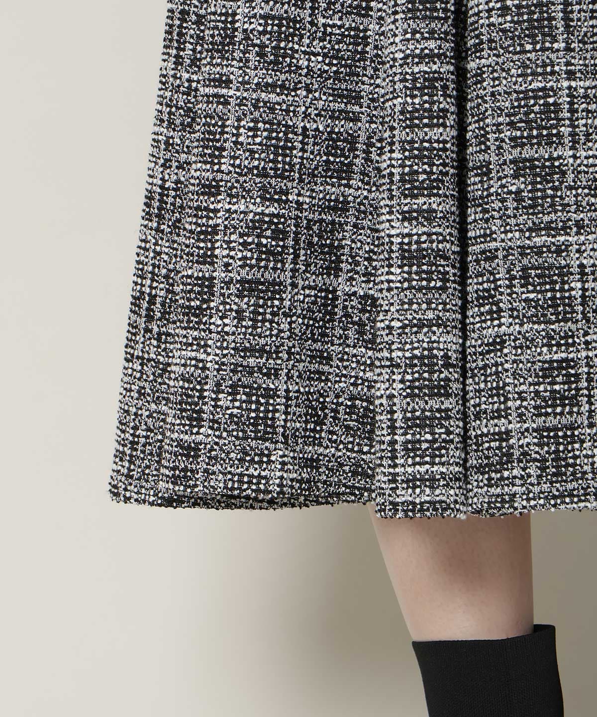 【12/5(fri)10時発売】カットツイードワンピース×フェザーニットSET