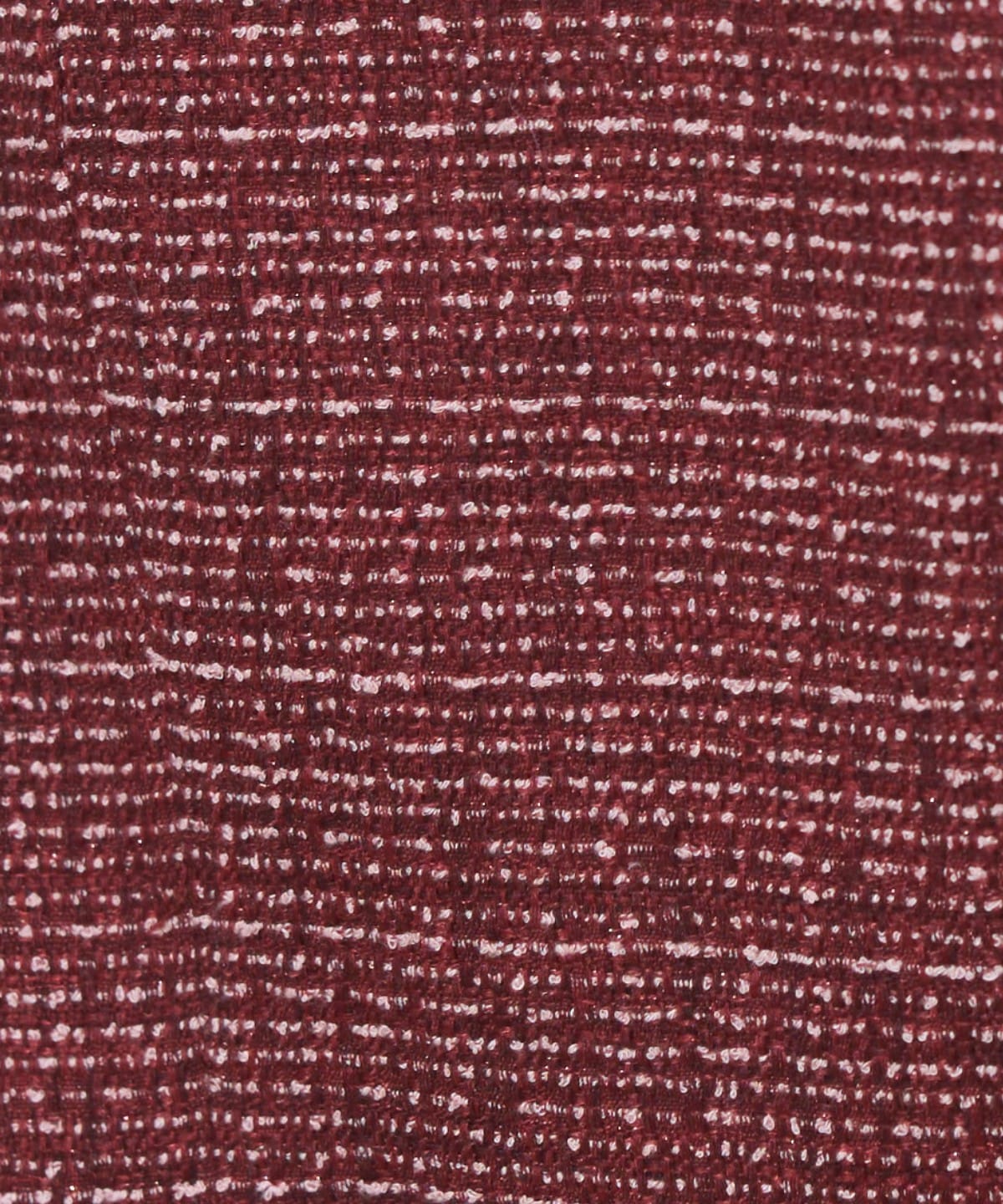 ブレードデザインノーカラーツイードジャケット