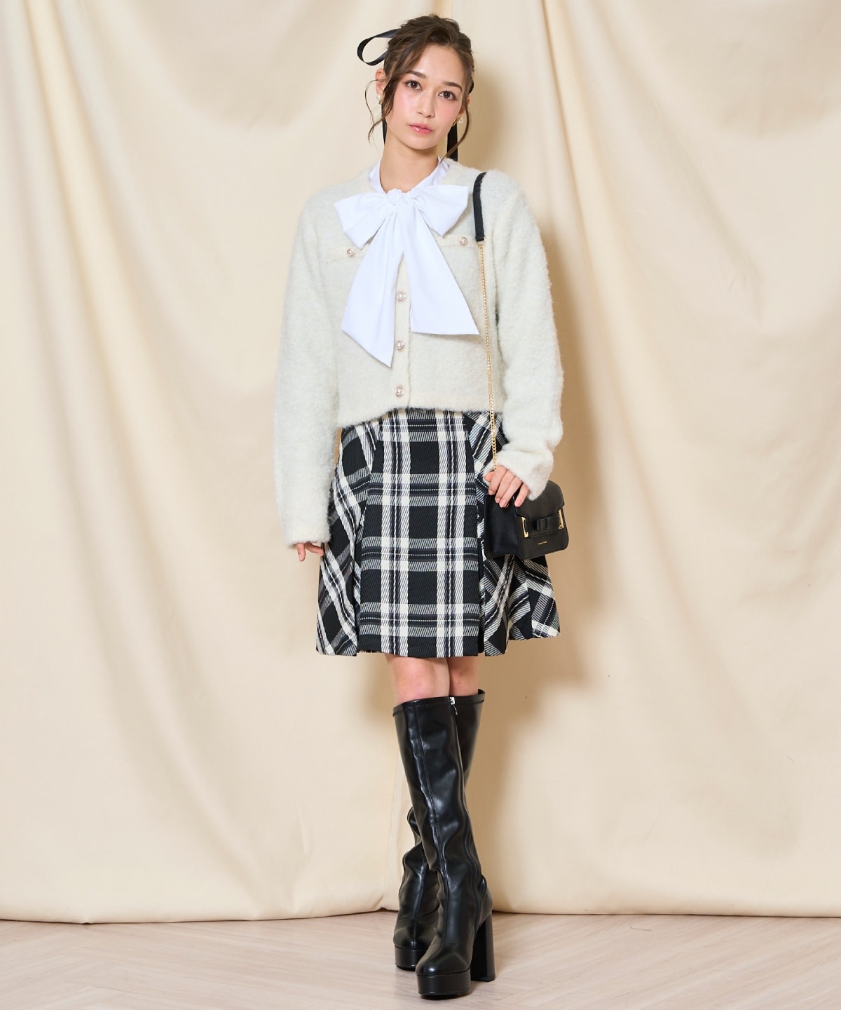 ループヤーンニットジャケット