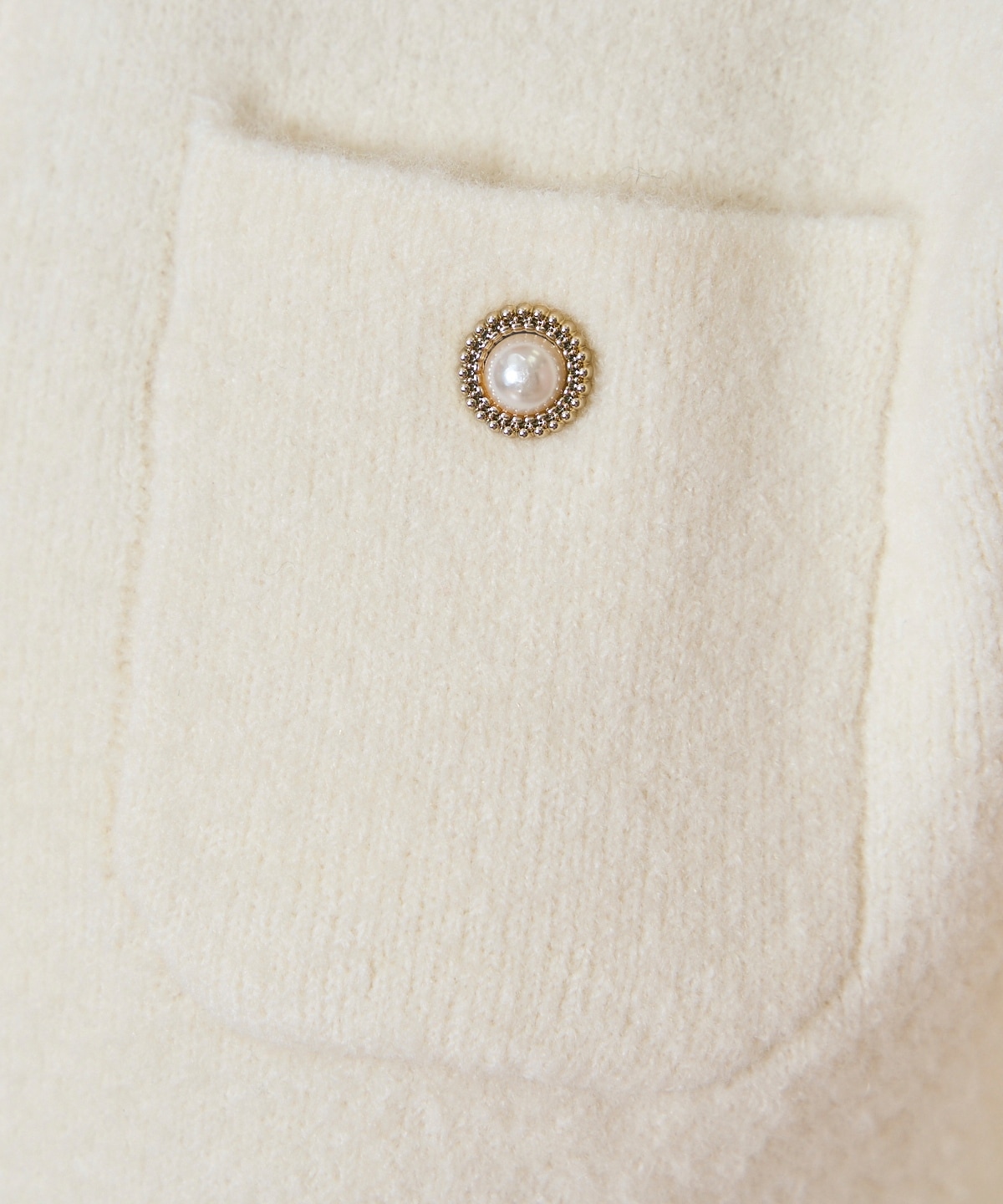 【再入荷予約受付中】モヘアライクニットジャケット