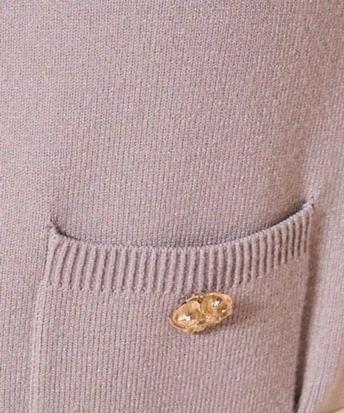 r♫さま専用　　　ウィル タックスリーブニットカーデ ピンク ウィルセレクション WILLSELECTION タックスリーブニット