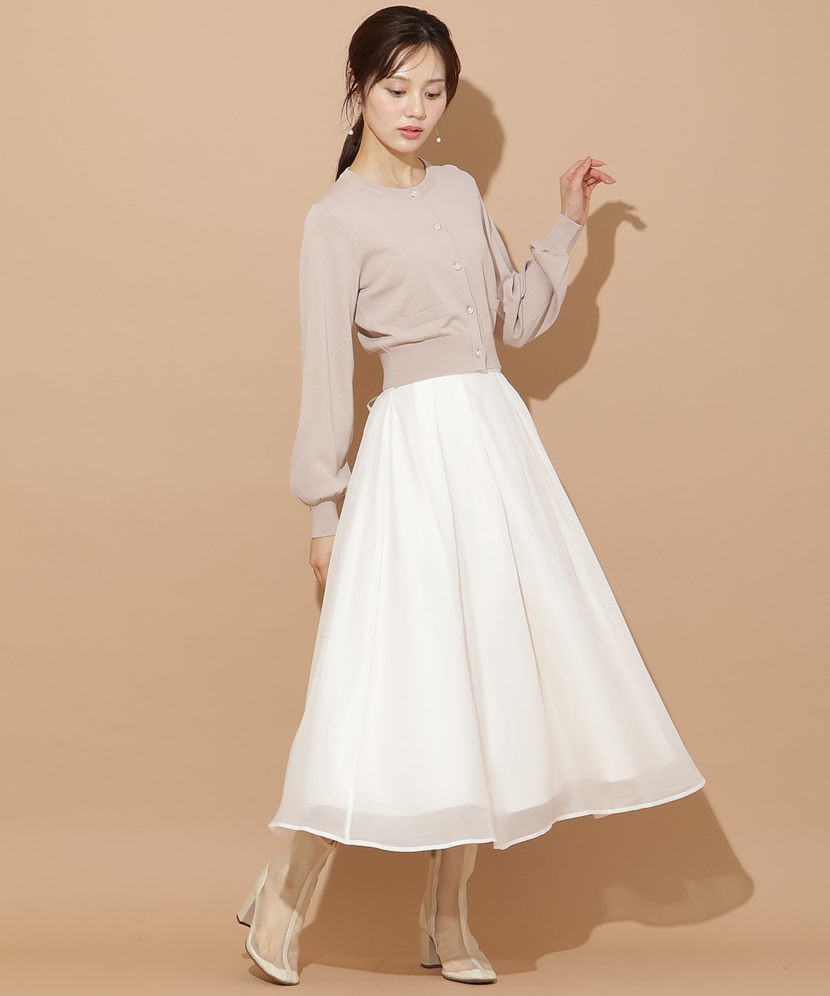 ポケットデザインUVカーディガン