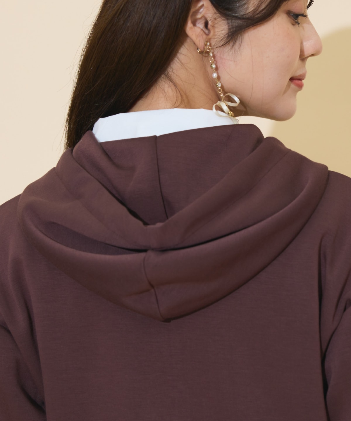 ロゴテープパーカー