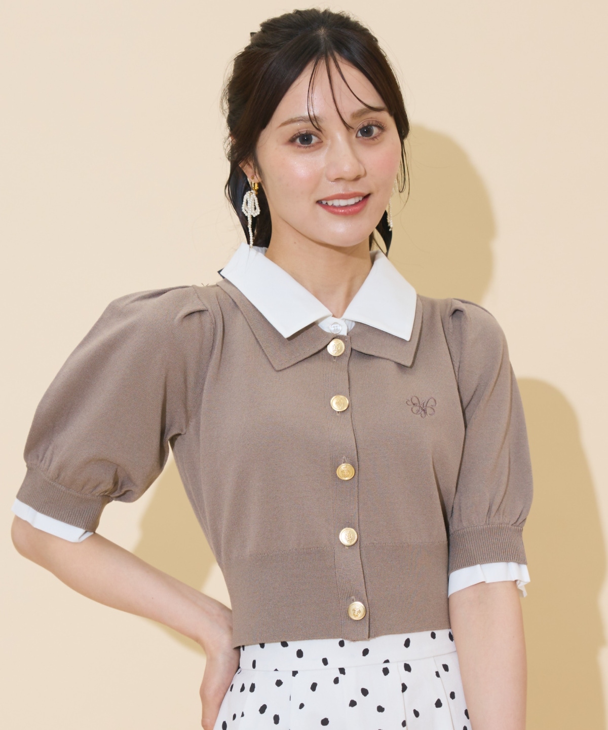 レイヤードカラープルオーバー