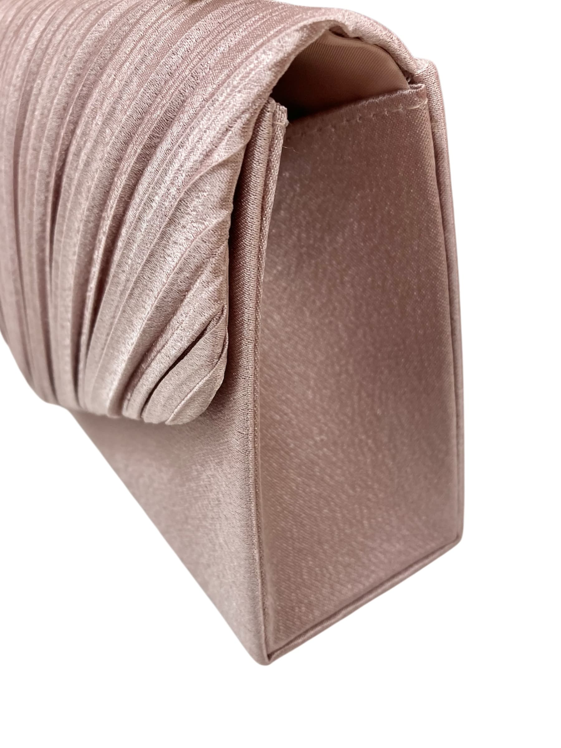 パールプリーツデザインバッグ