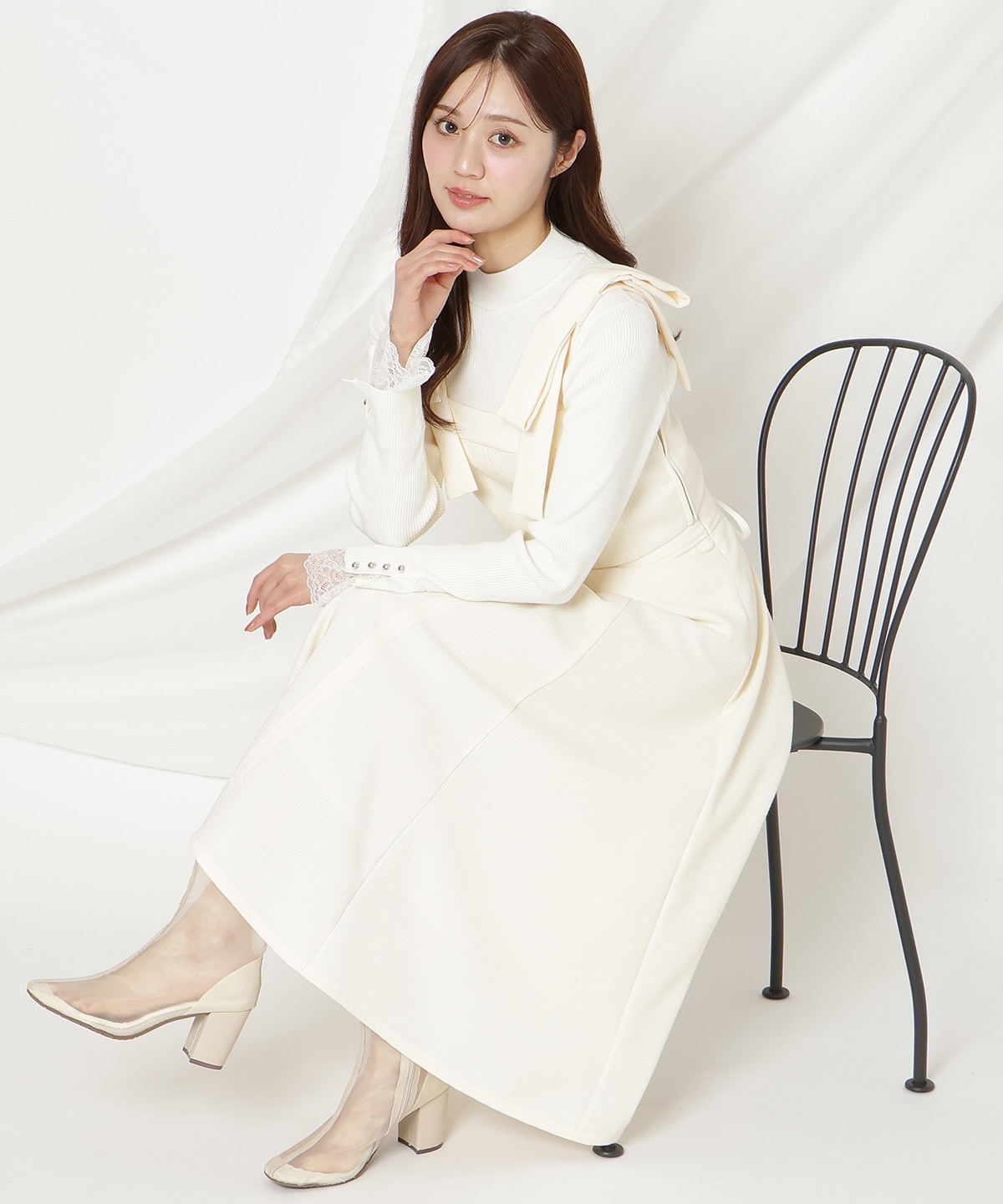 【2/11(wed)10時発売】リボンショルダービスチェ