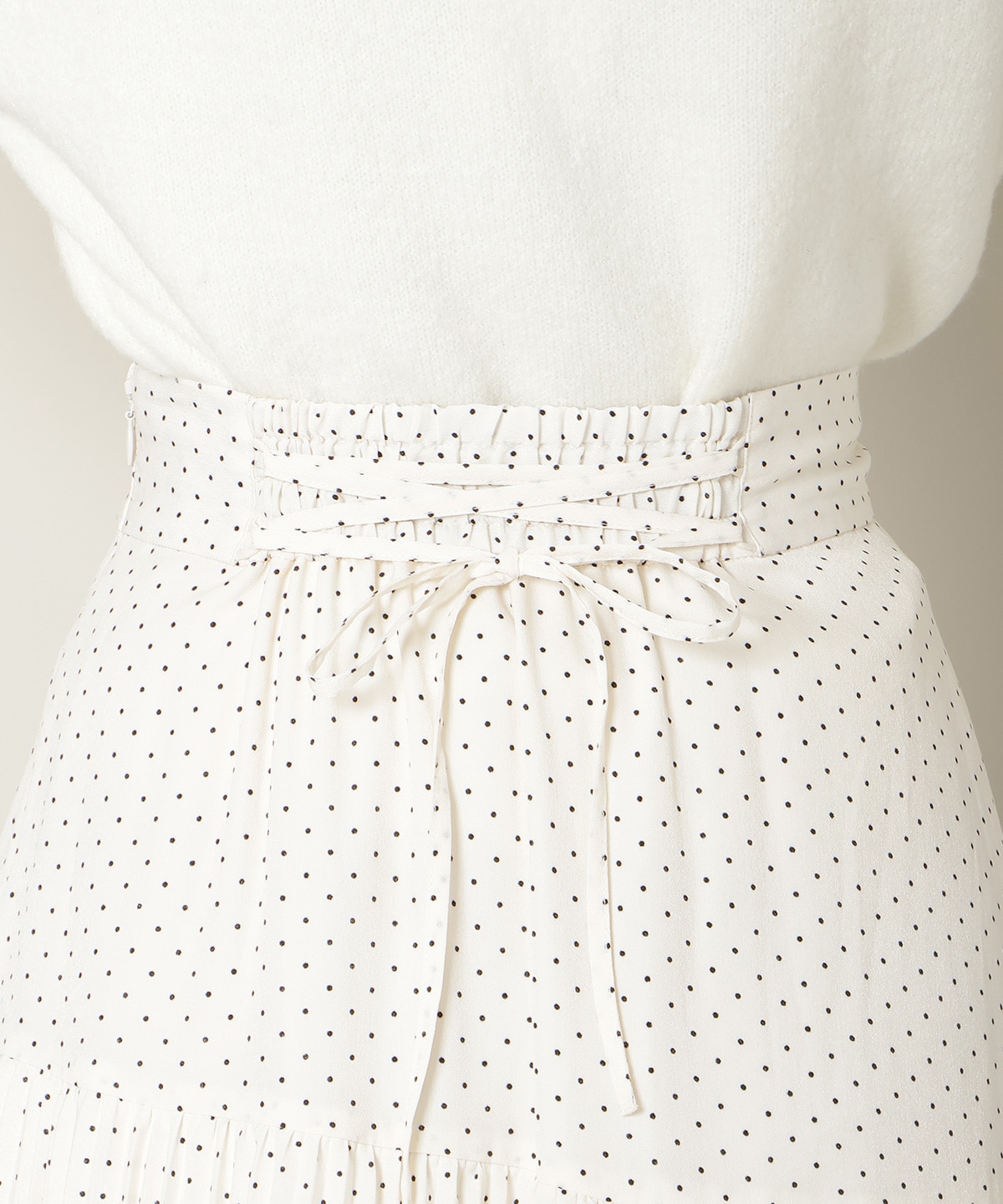 プリーツシフォンティアードスカート