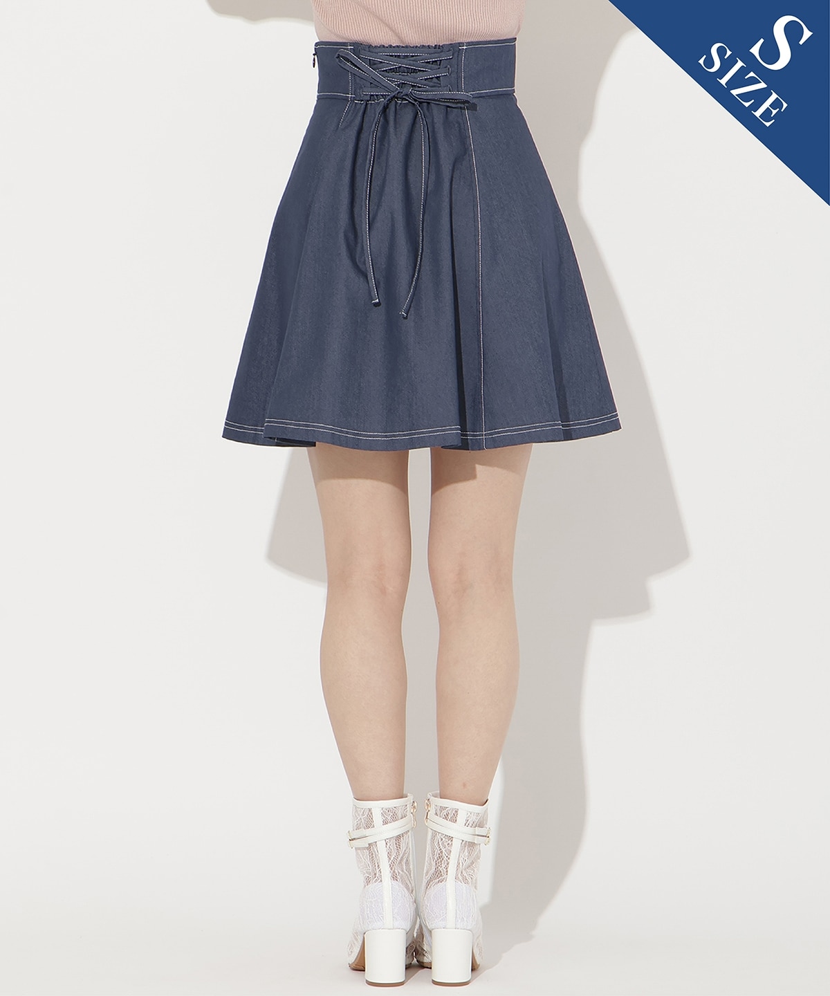 【3/19(thu)10時発売】ライトデニムフレアスカート