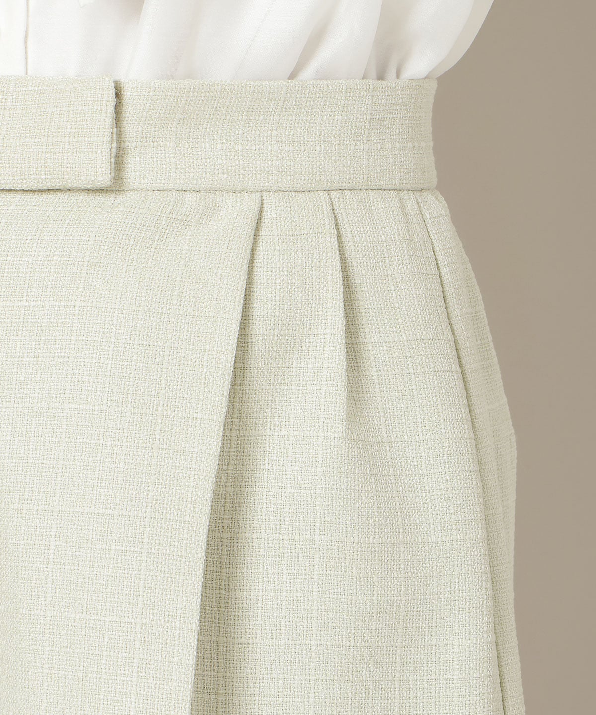 ツイードタックショートパンツ