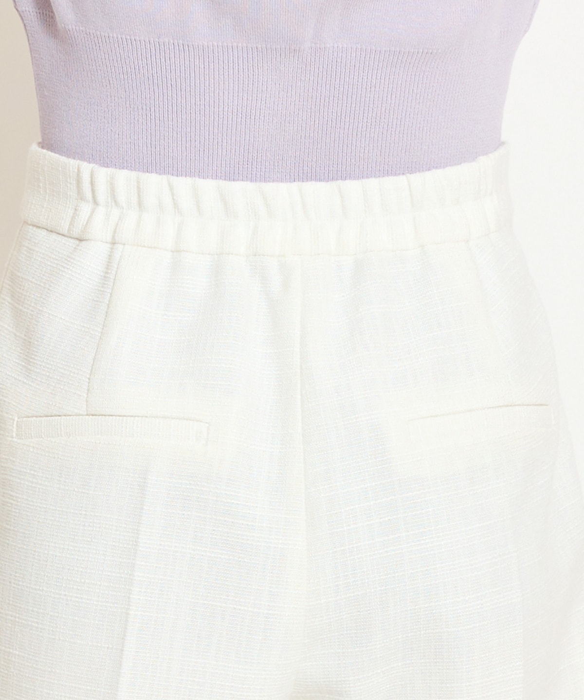 タックツイードショートパンツ