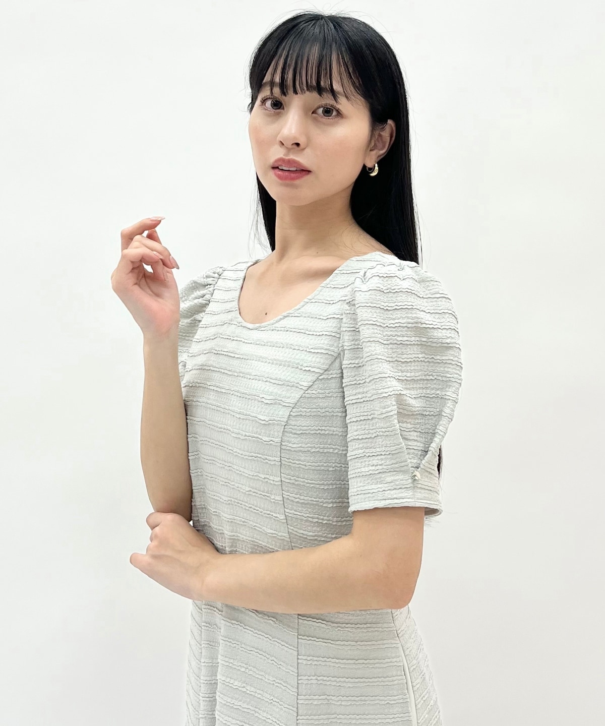 【4/24(fri)10時発売】バックオープンフレアカットワンピース