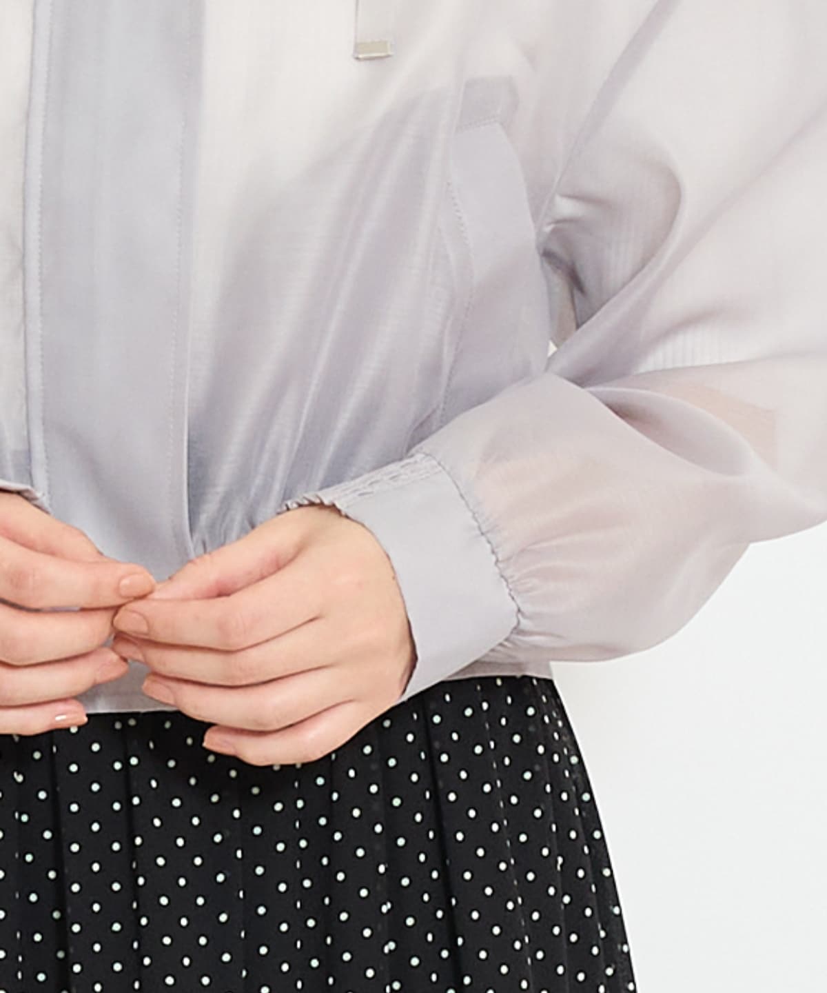 シアーフードブルゾン