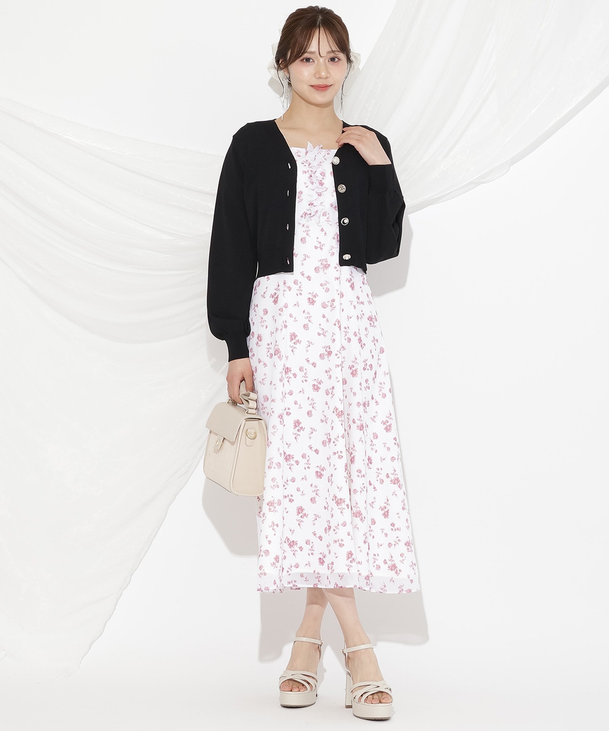 アソートボタンUVカットカーディガン