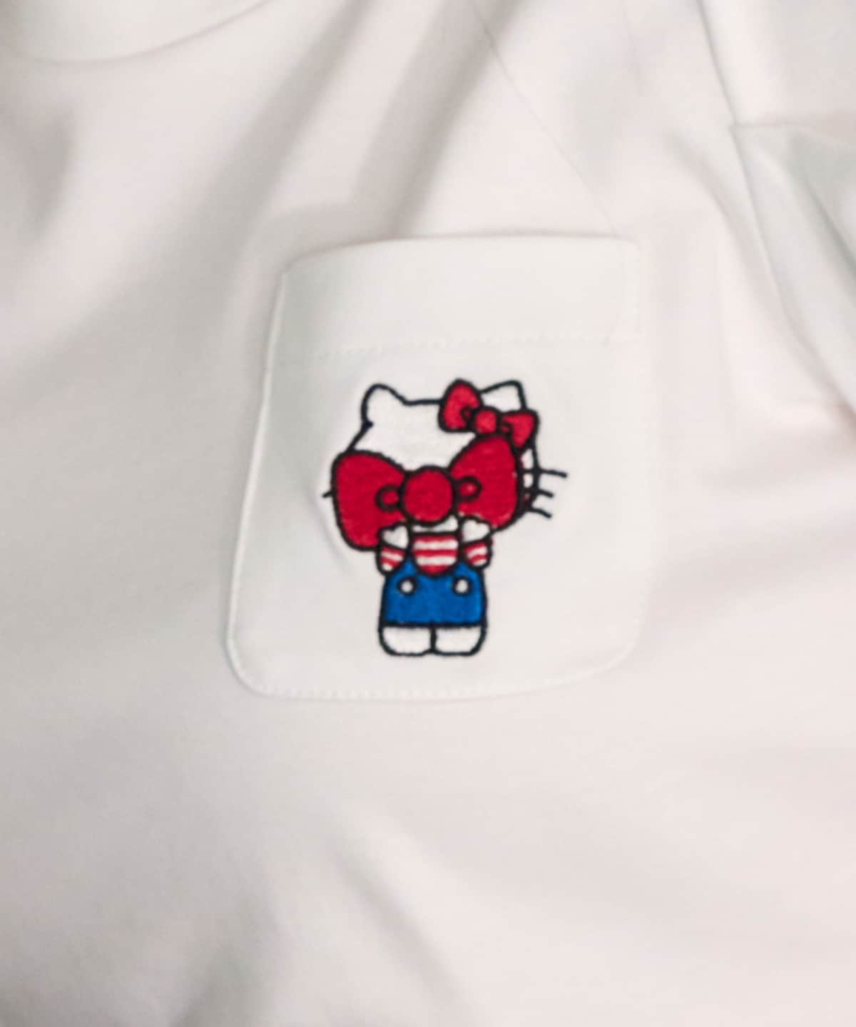 【7/16(thu)10時発売】WILLSELECTION×HELLO KITTY 刺繍カットトップス