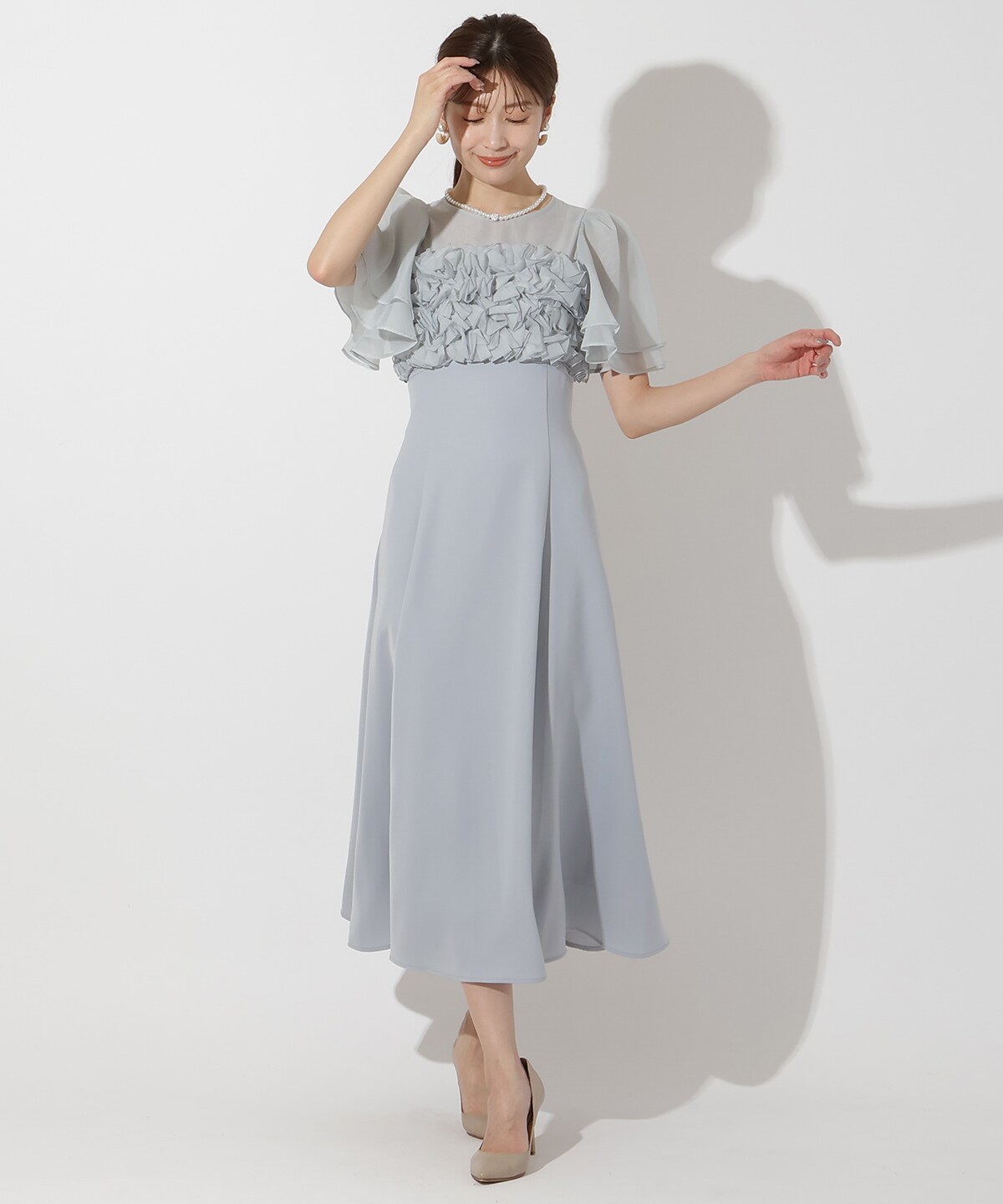 チュールフリルドレス(F ピンク): And Couture｜公式オンライン 