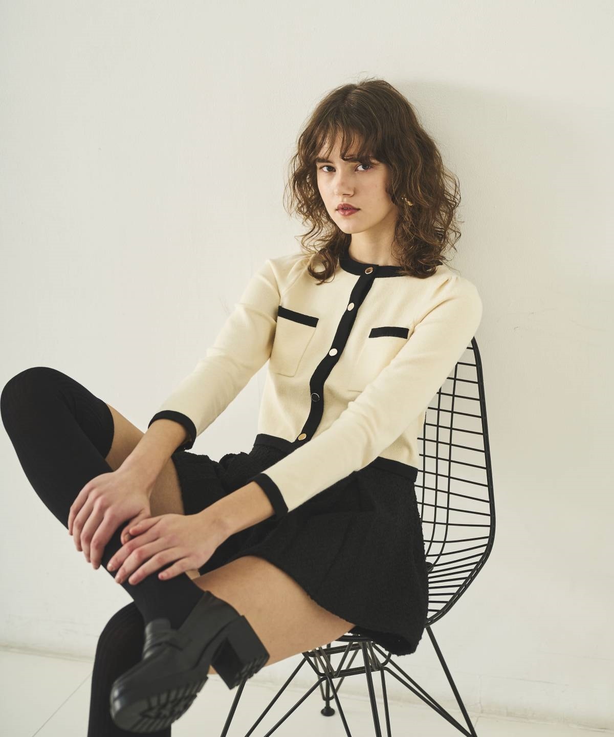 ツイードショートパンツ