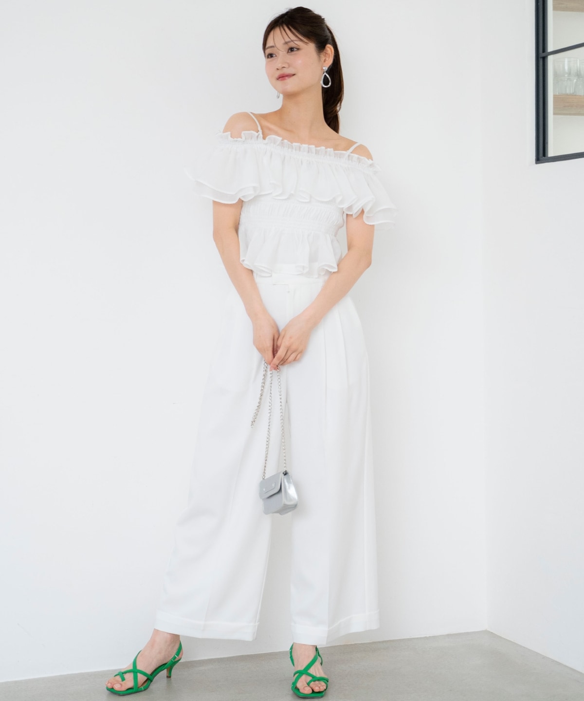 2タックワイドパンツ