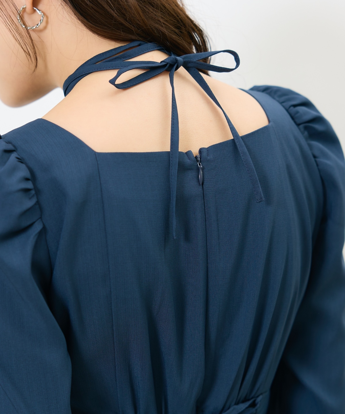 アシメラッフルティアードワンピース