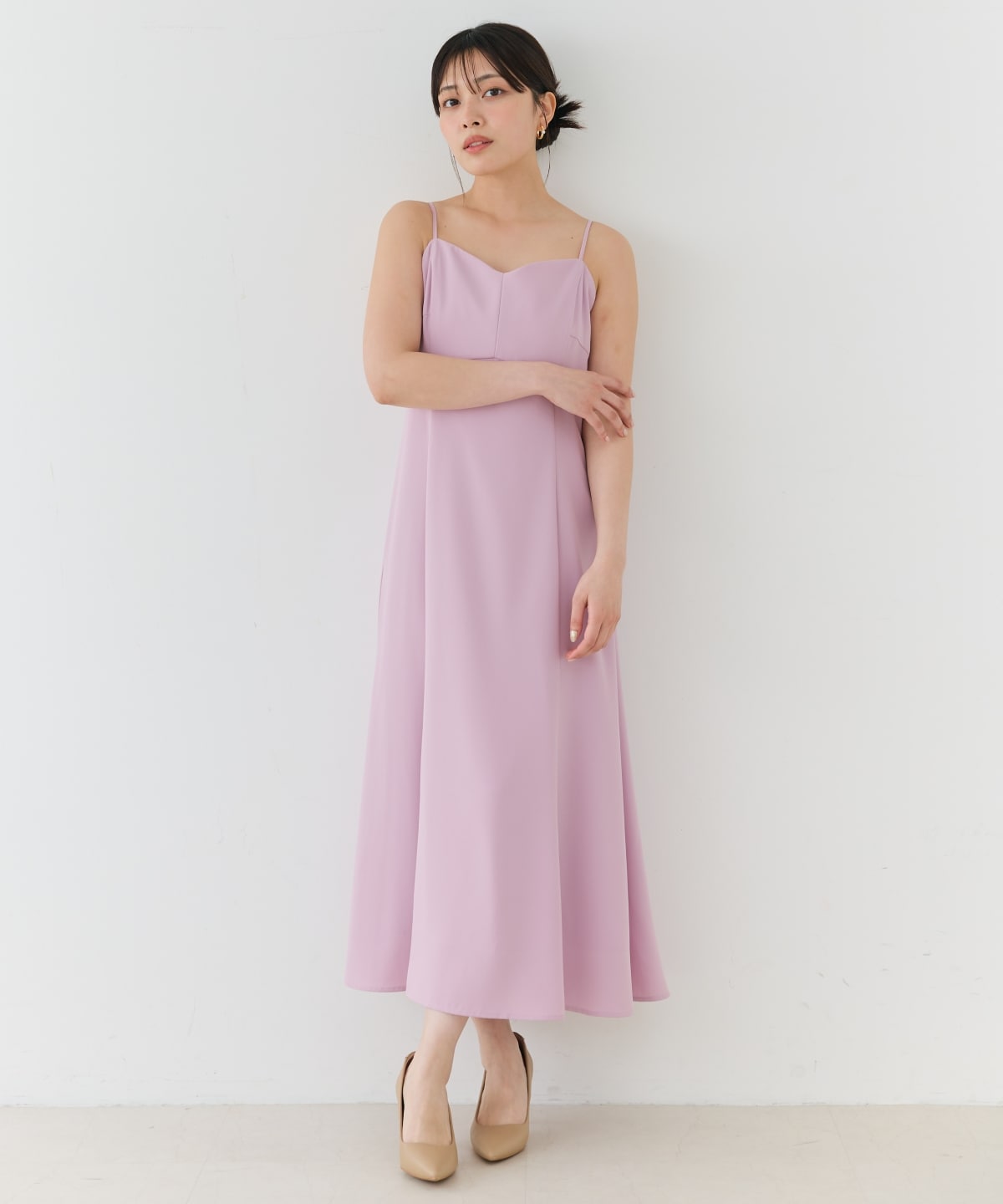 2WAYレースケープドレス