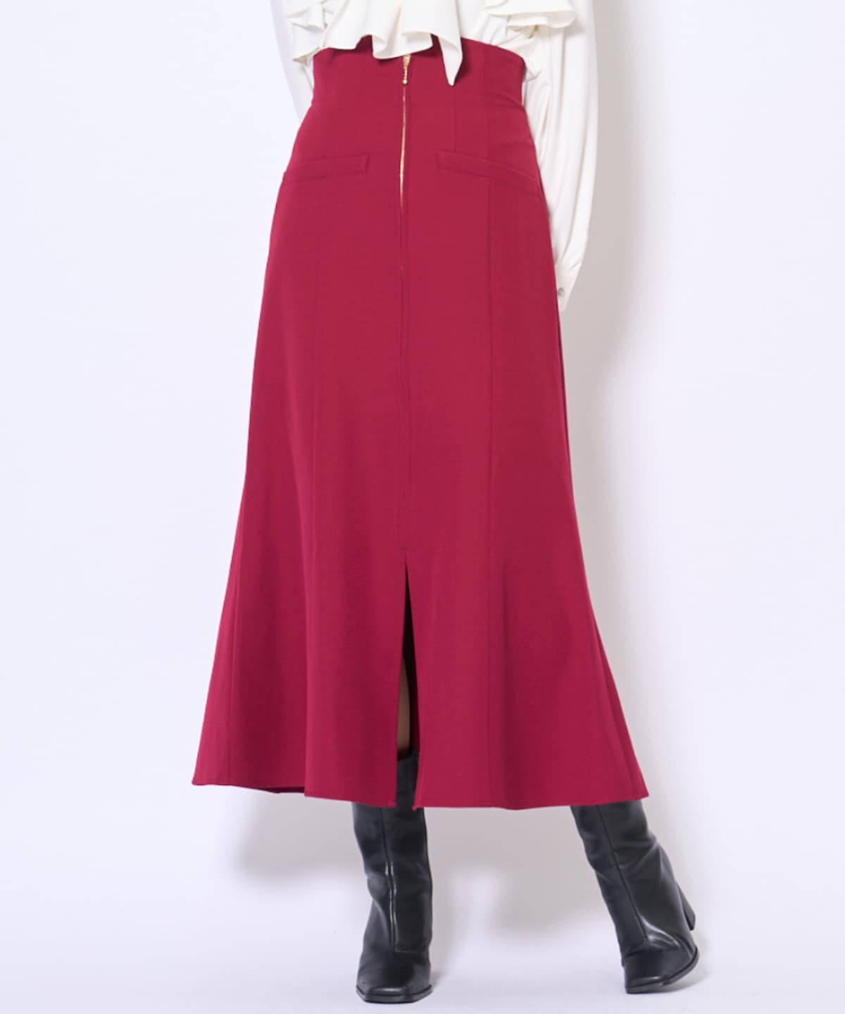 フロントZIPマーメイドスカート