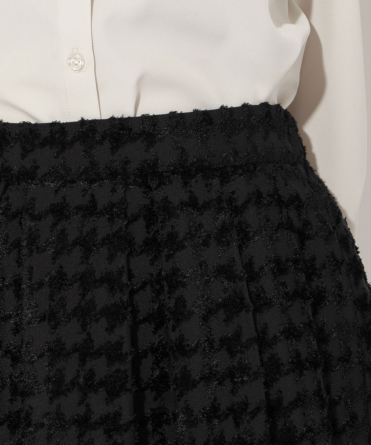 千鳥ジャガードミニスカート