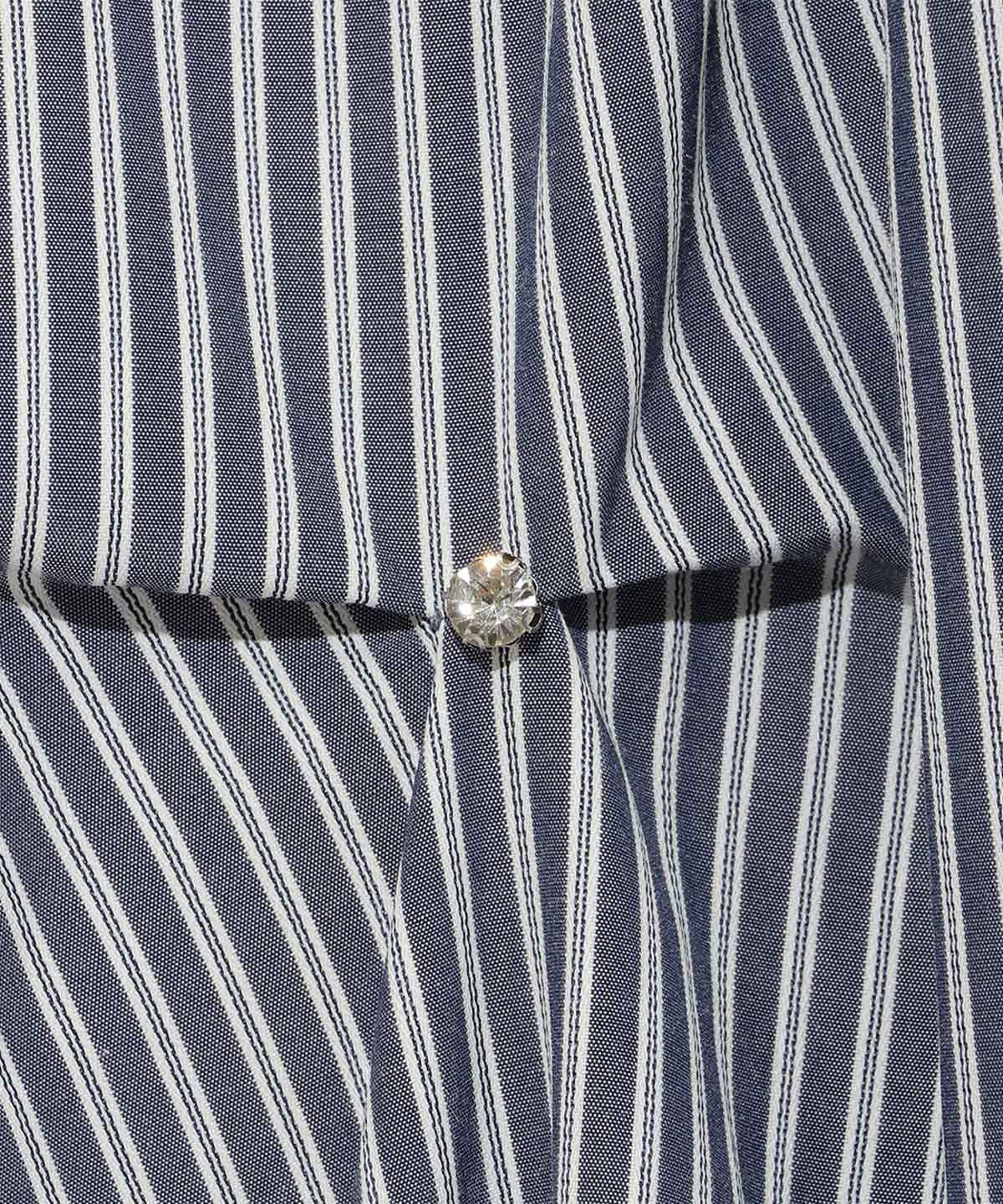 ストライプビジューティアードスカート