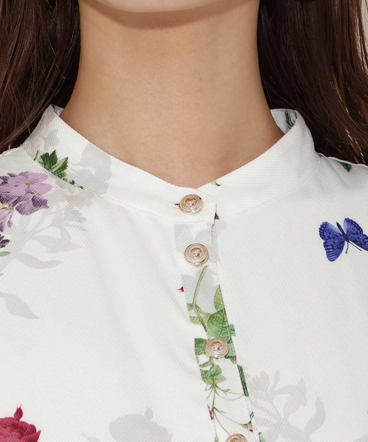 703.【ブライス ワンピース】花柄のクラシカルワンピース ※ 703.【ブライス ワンピース】花柄のクラシカルワンピース ※