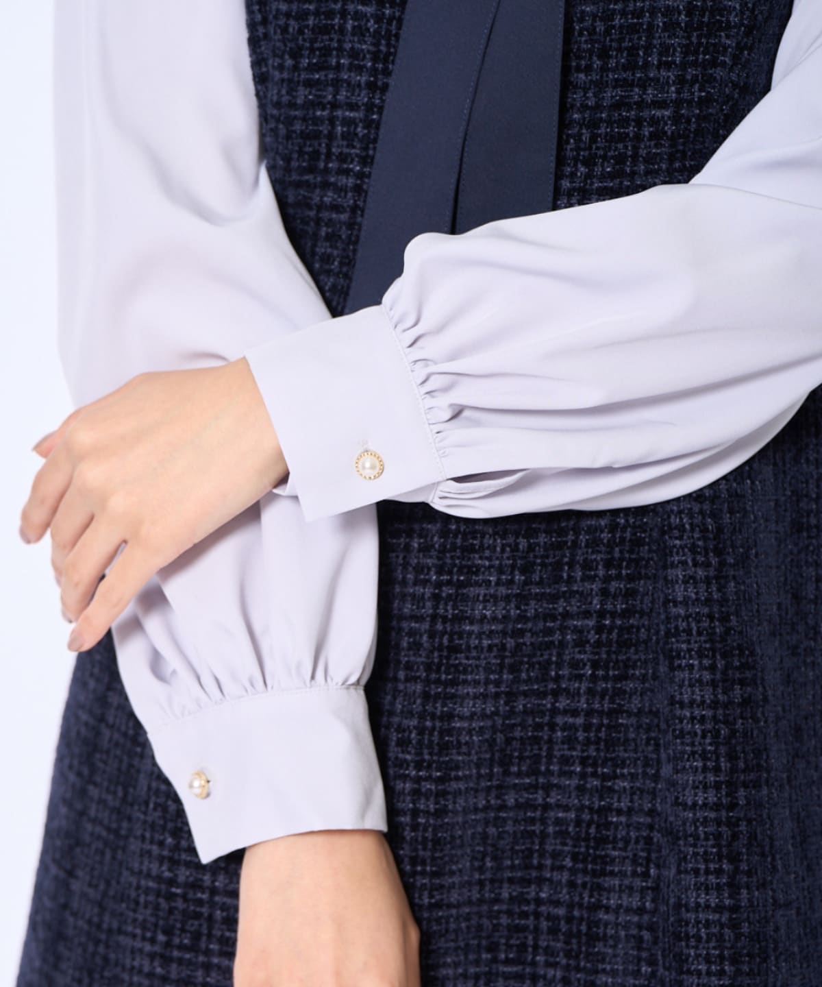 ボウタイミニワンピース