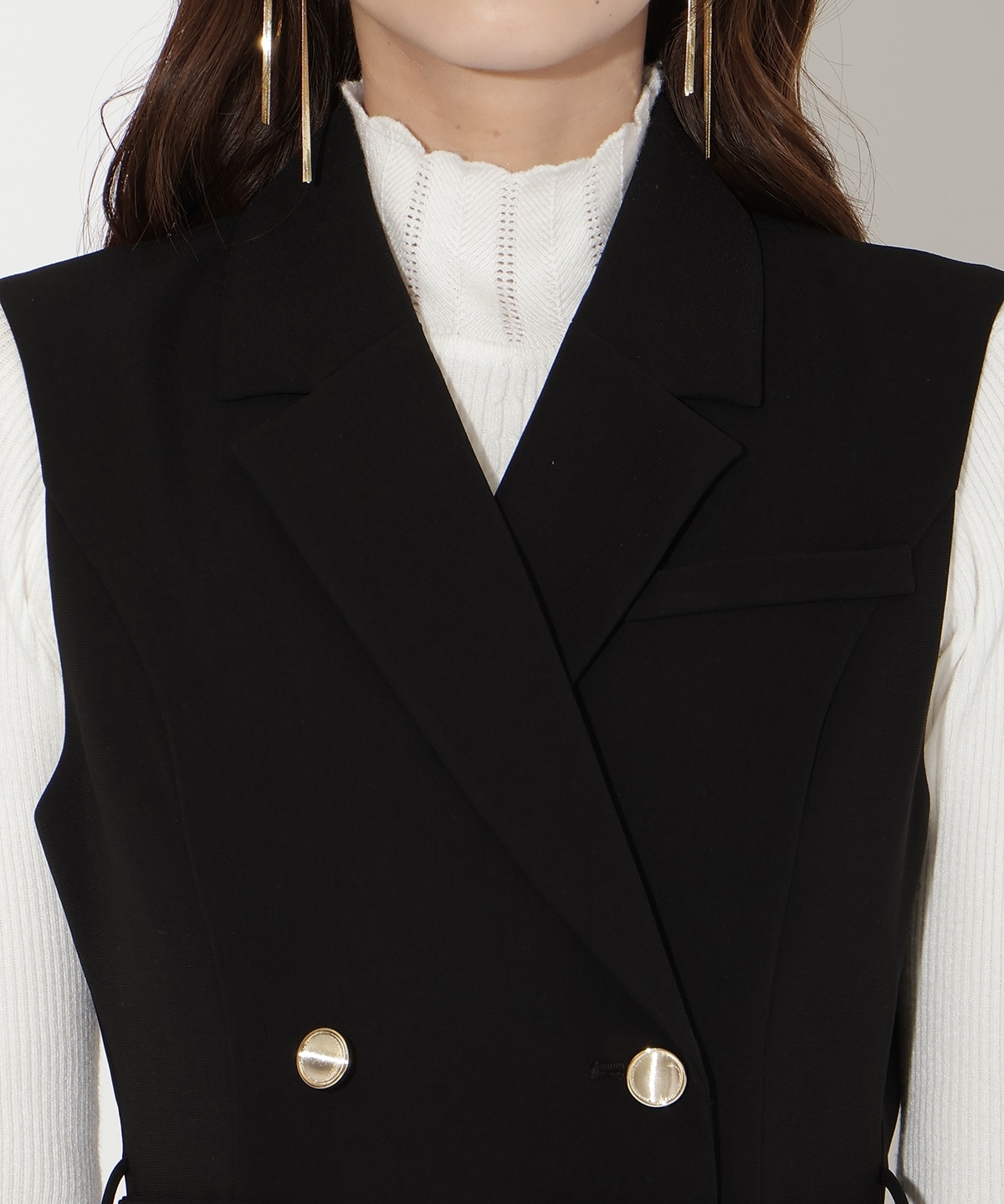 2WAYテーラードジレミニワンピース