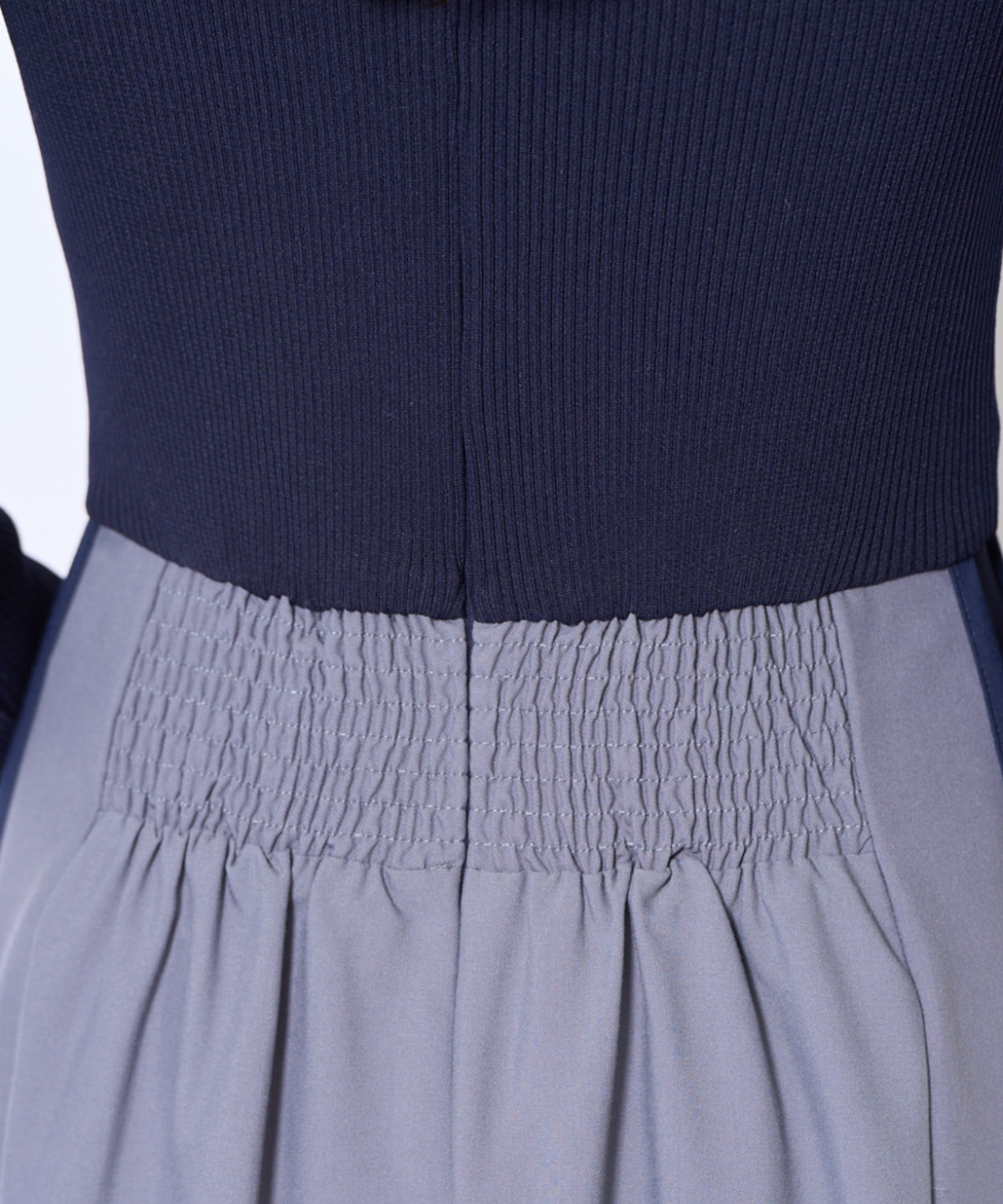 配色ドッキングワンピース