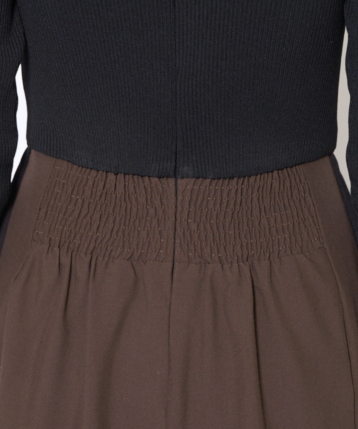 配色ドッキングワンピース