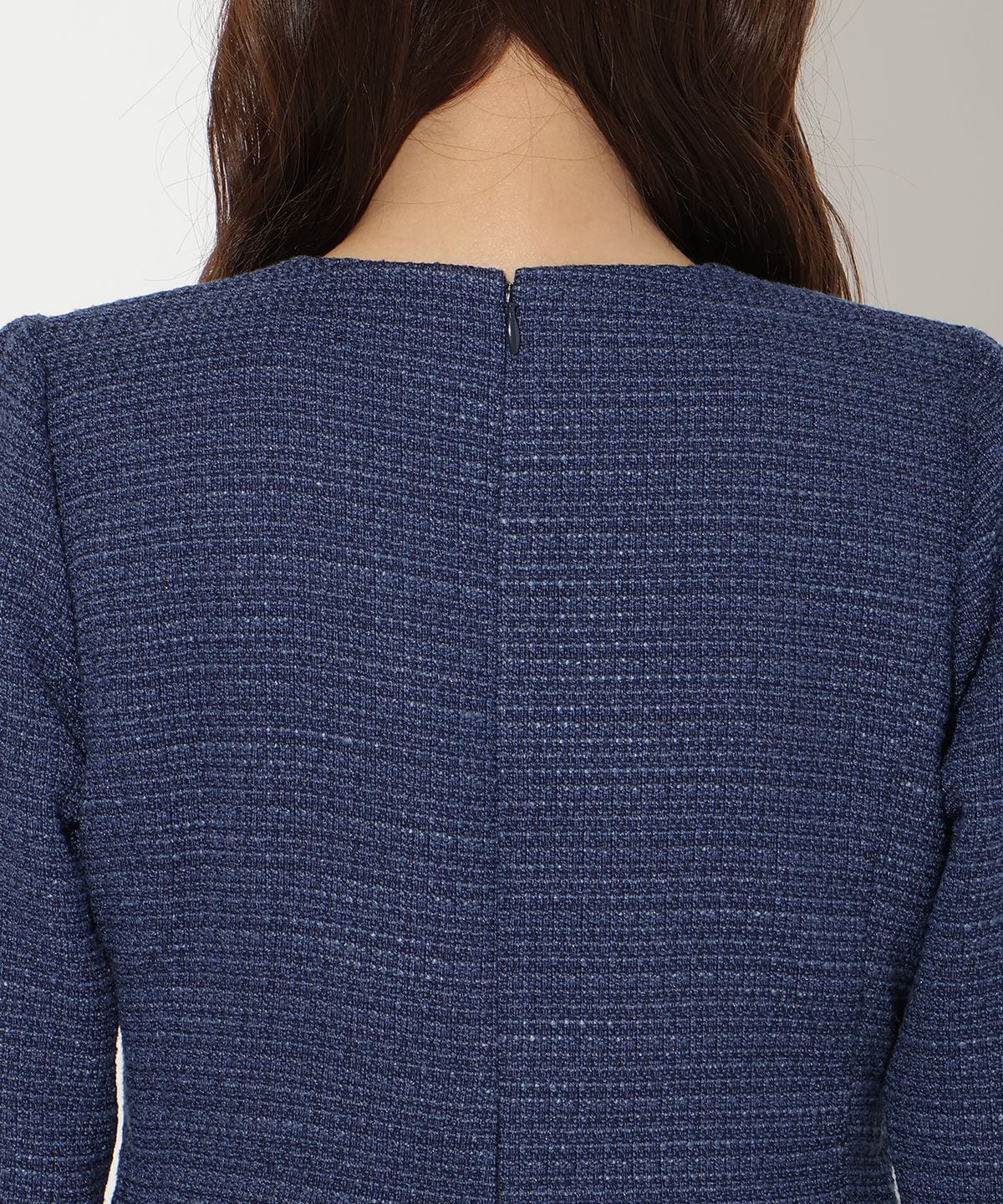 ツイードジャケットドッキングワンピース