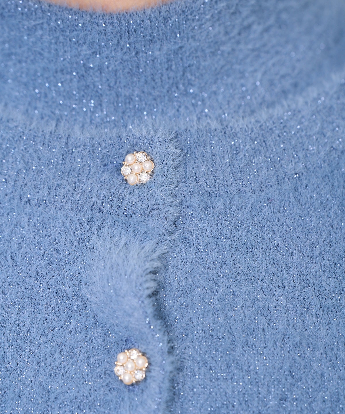 ラメフェザーニットアンサンブル