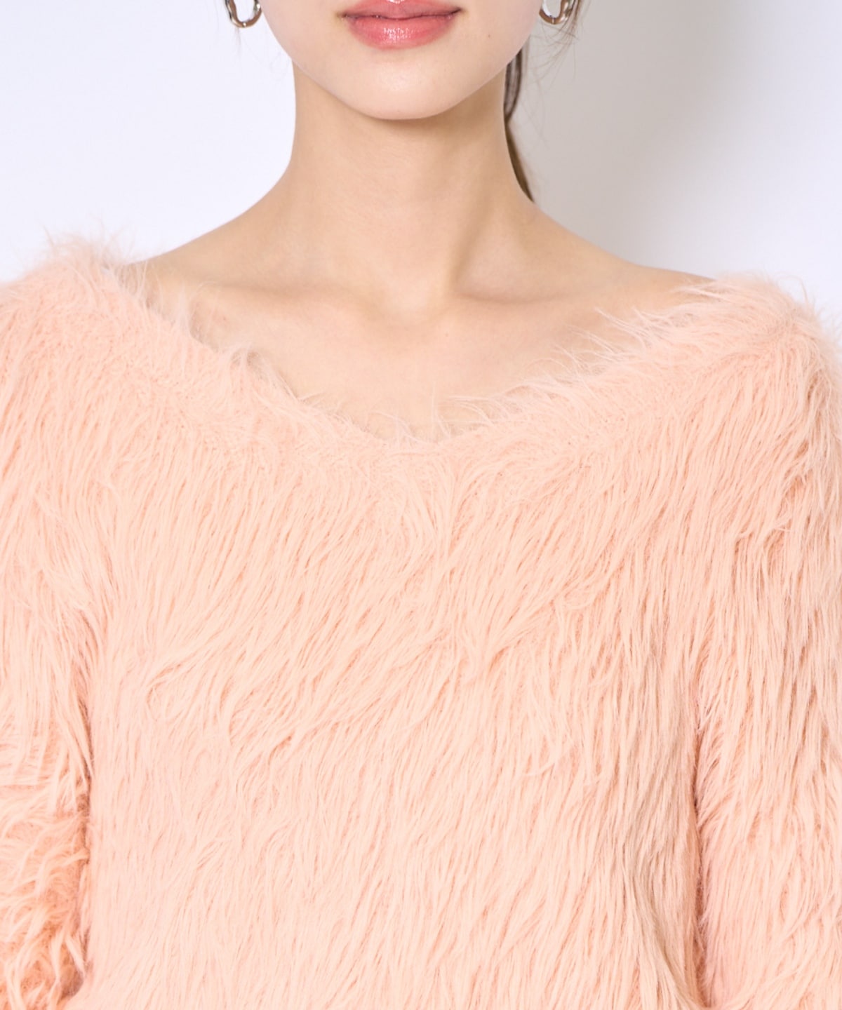 ロングフェザープルオーバー