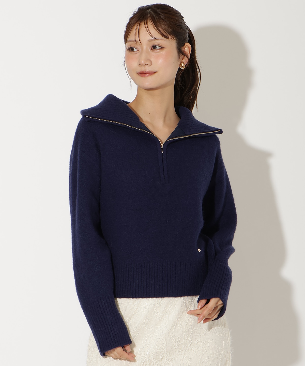 ZIPビッグカラープルオーバー