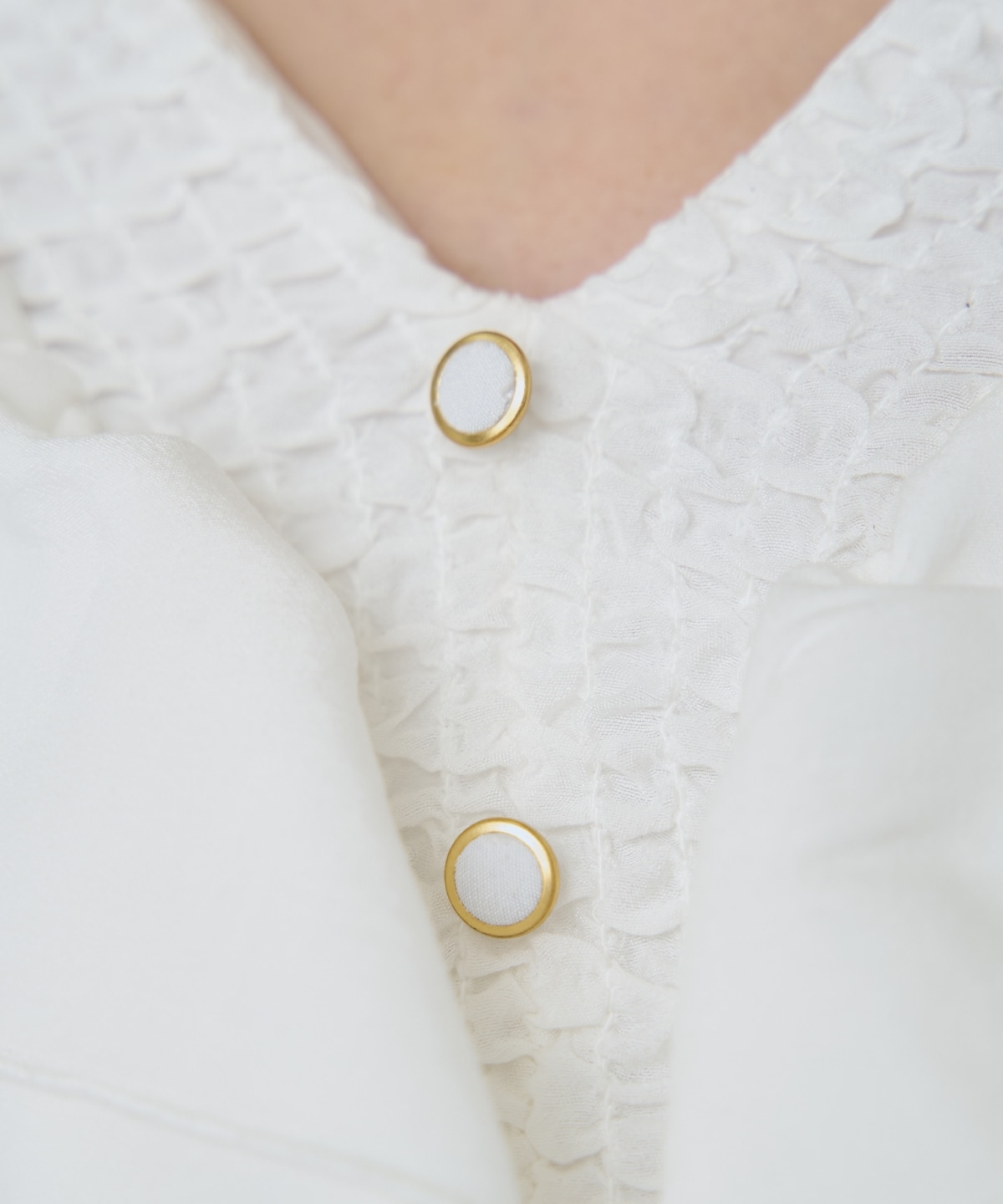 【先行予約受付中】シャーリングフリルブラウス