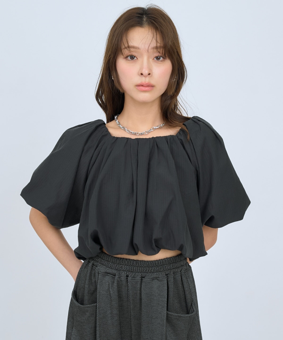 【先行予約受付中】2WAYバルーンブラウス