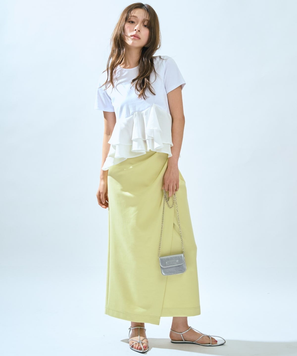 【先行予約受付中】ハイストレッチタックストレートスカート