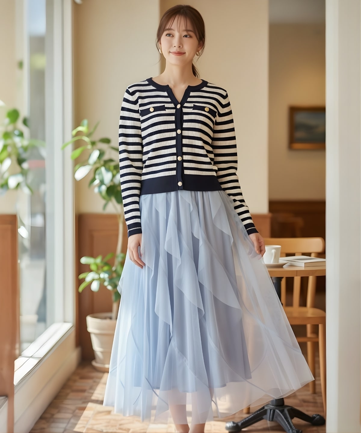 【先行予約受付中】ラッフルフリルチュールスカート