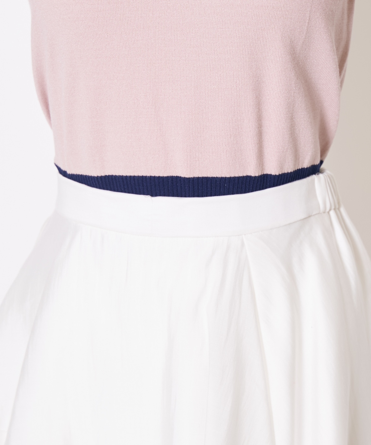 アシンメトリーシフォンラッフルスカート