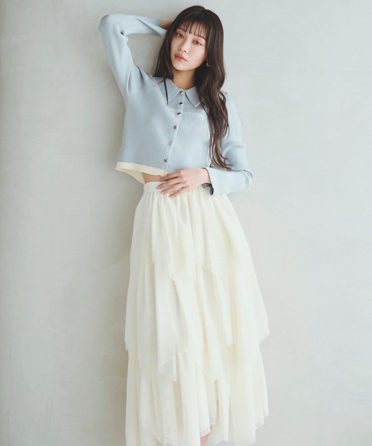 【先行予約受付中】チュールティアードスカート