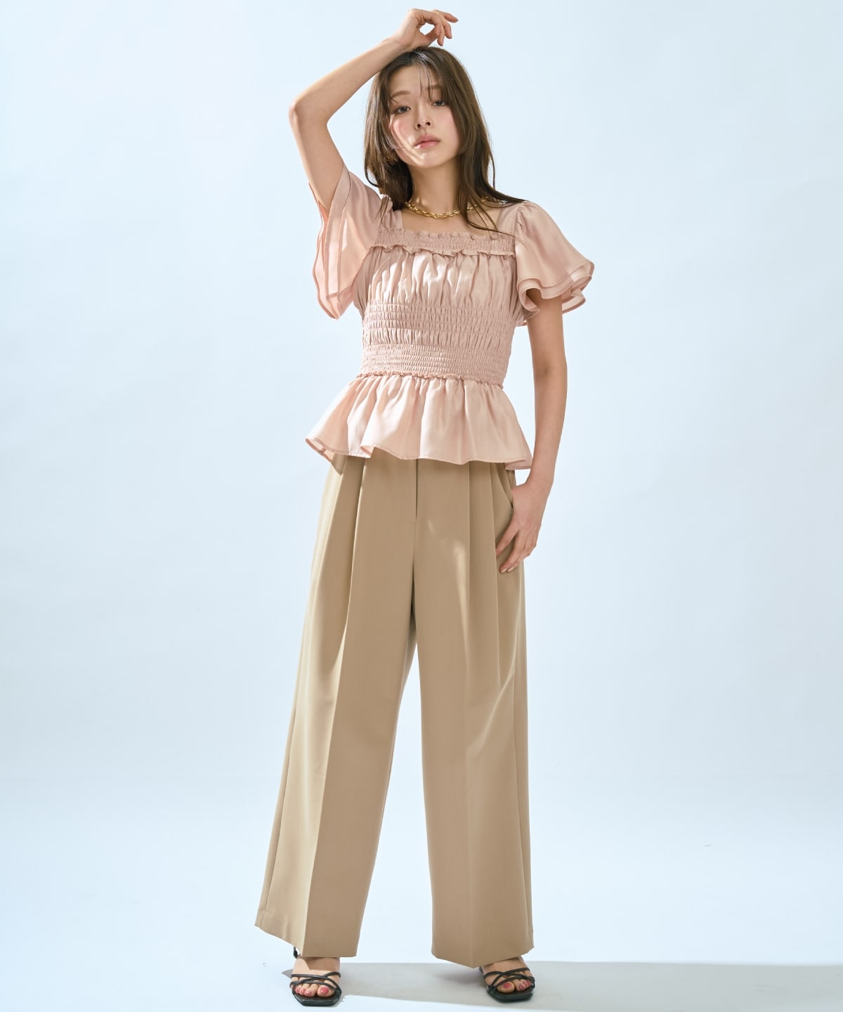 【先行予約受付中】2タックワイドパンツ