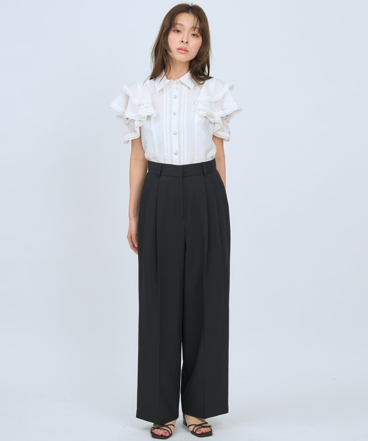 【先行予約受付中】2タックワイドパンツ