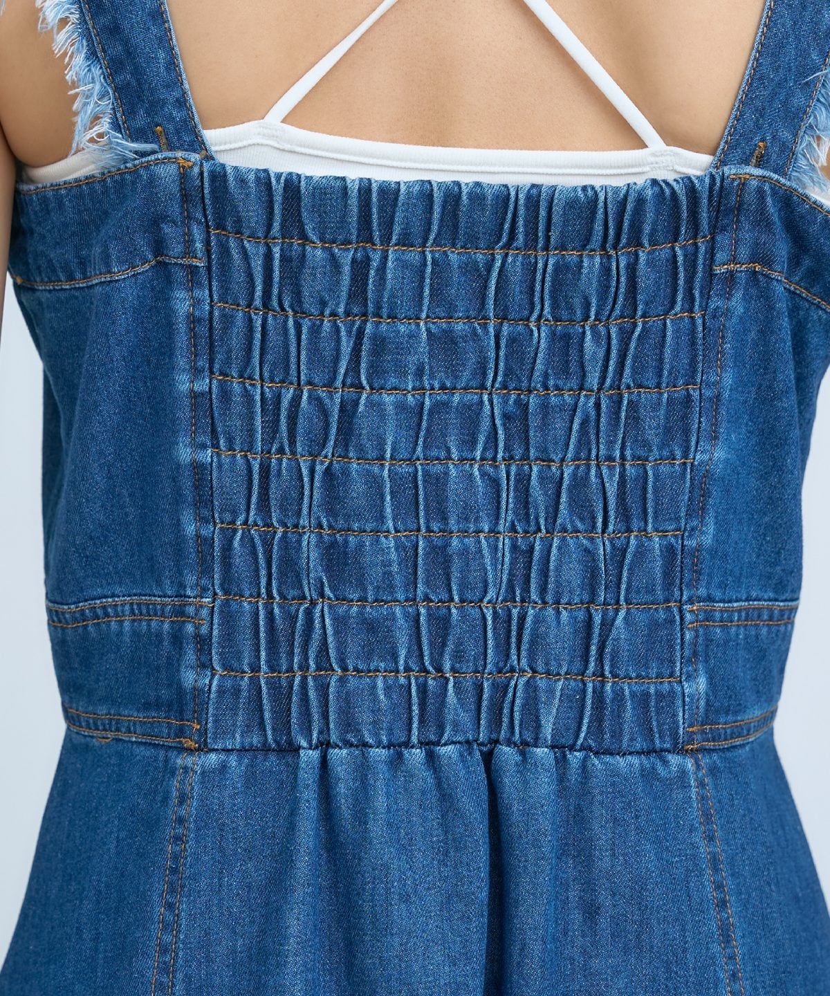 【先行予約受付中】デニムジャンパースカート