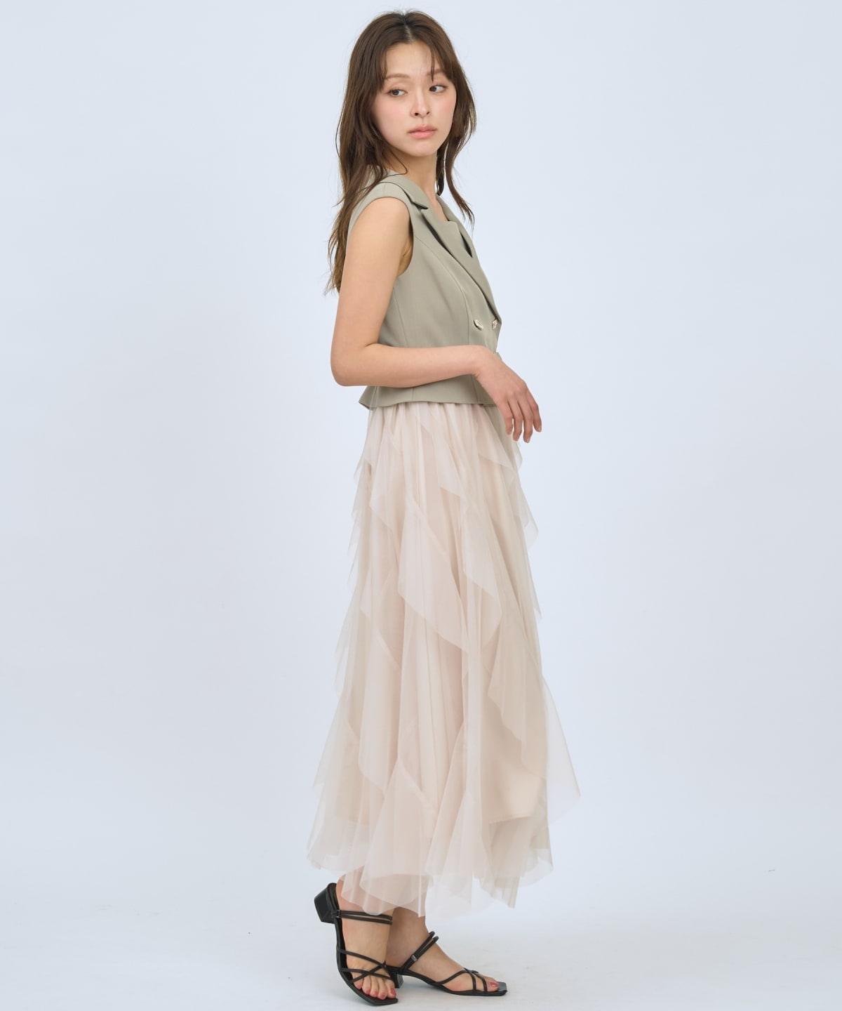 【先行予約受付中】アシメチュールトレンチジャンスカ