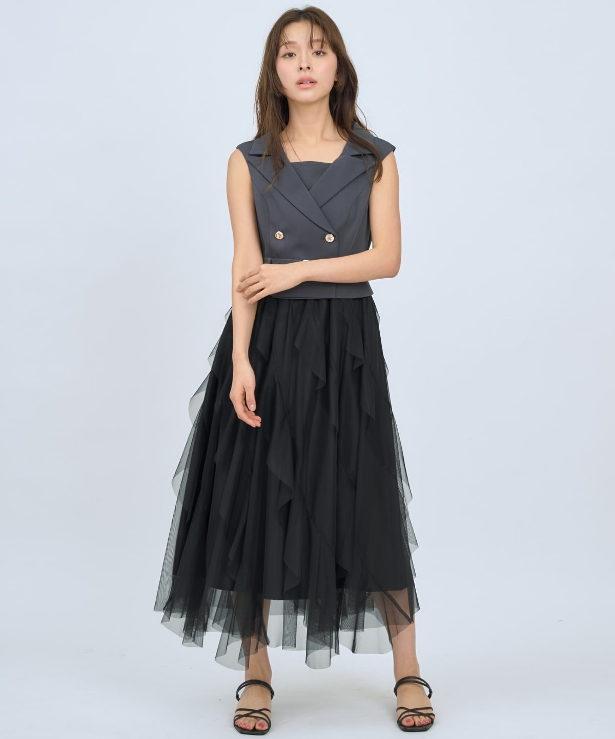 【先行予約受付中】アシメチュールトレンチジャンスカ