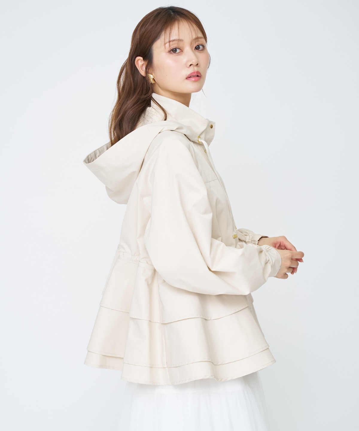 ペプラムマウンテンパーカー