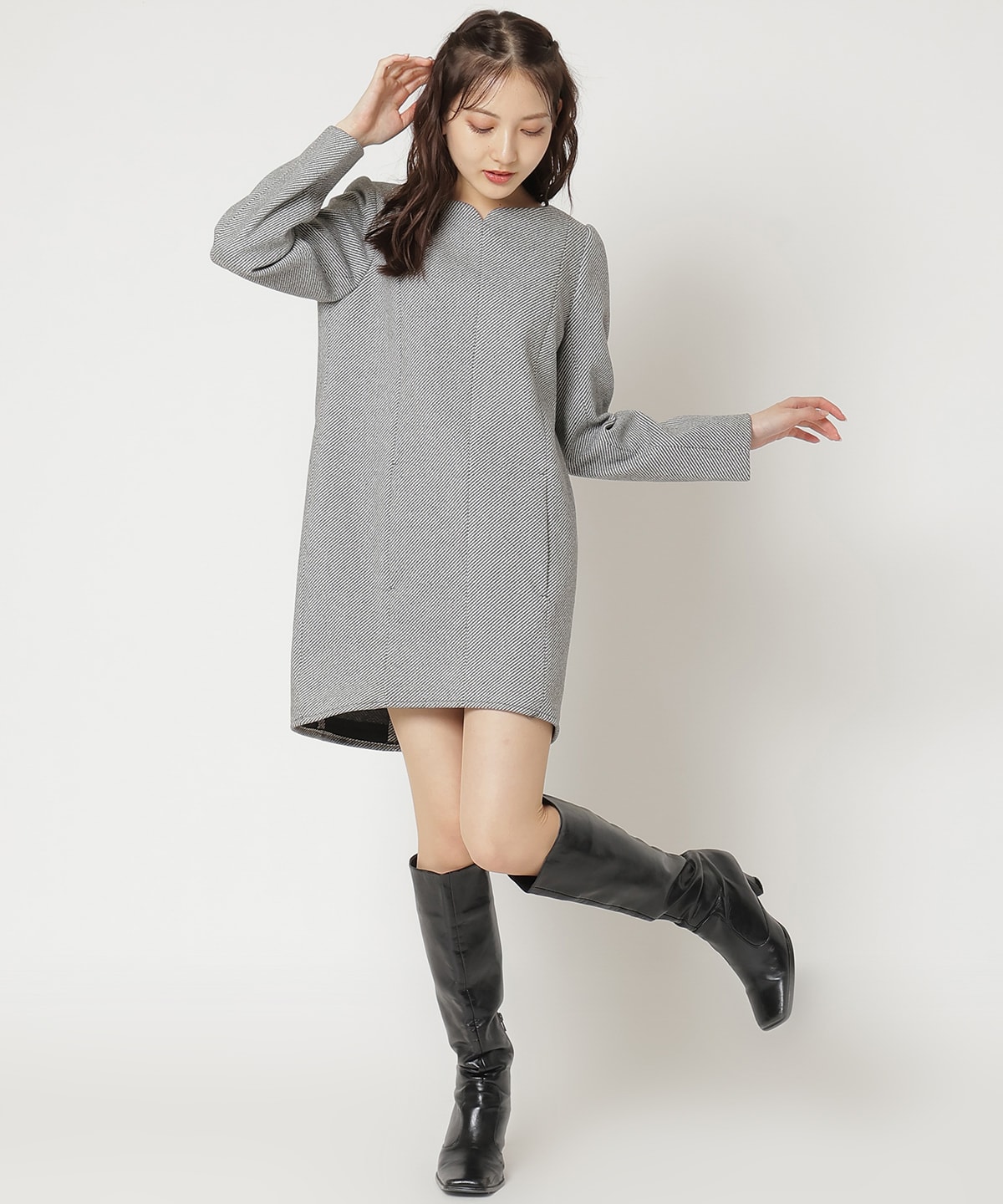 ミニコクーンワンピース